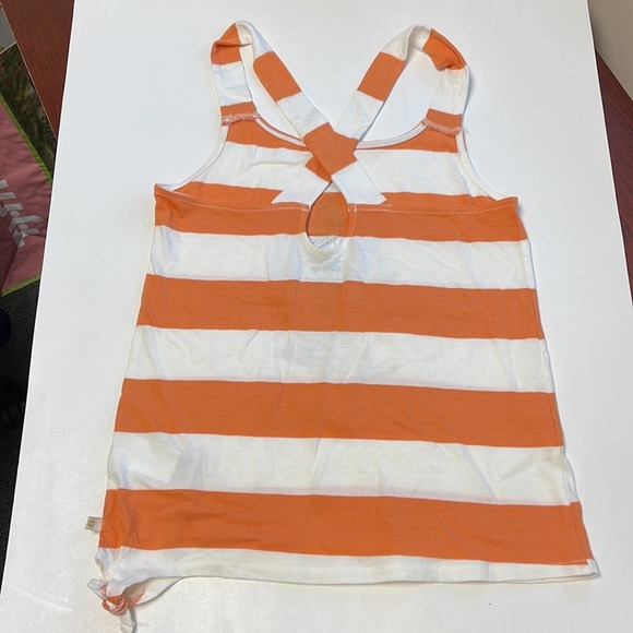 Roxy Disney Orange Striped Tank Size Large - Picture 4 of 7